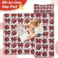 thumbnail image 4 of Red Football Helmets with Bows Pattern Toddler Nap Mats for Kids Preschool,Sleeping Mat Bag or Kids,Toddler Sleeping Bag,Toddler Nap Mat or Daycare, 4 of 6