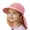 Pink, variant on Childrens Sun Hat with Neck Flap UPF 50 Plus Adjustable Chin Strap Beach Cap for Boys Girls Toddler Breathable Outdoor Fisherman Hat Beige One Size
