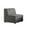 Multi-color, variant on ACME Bois Velvet Upholstered Armless Accent Chair in Gray