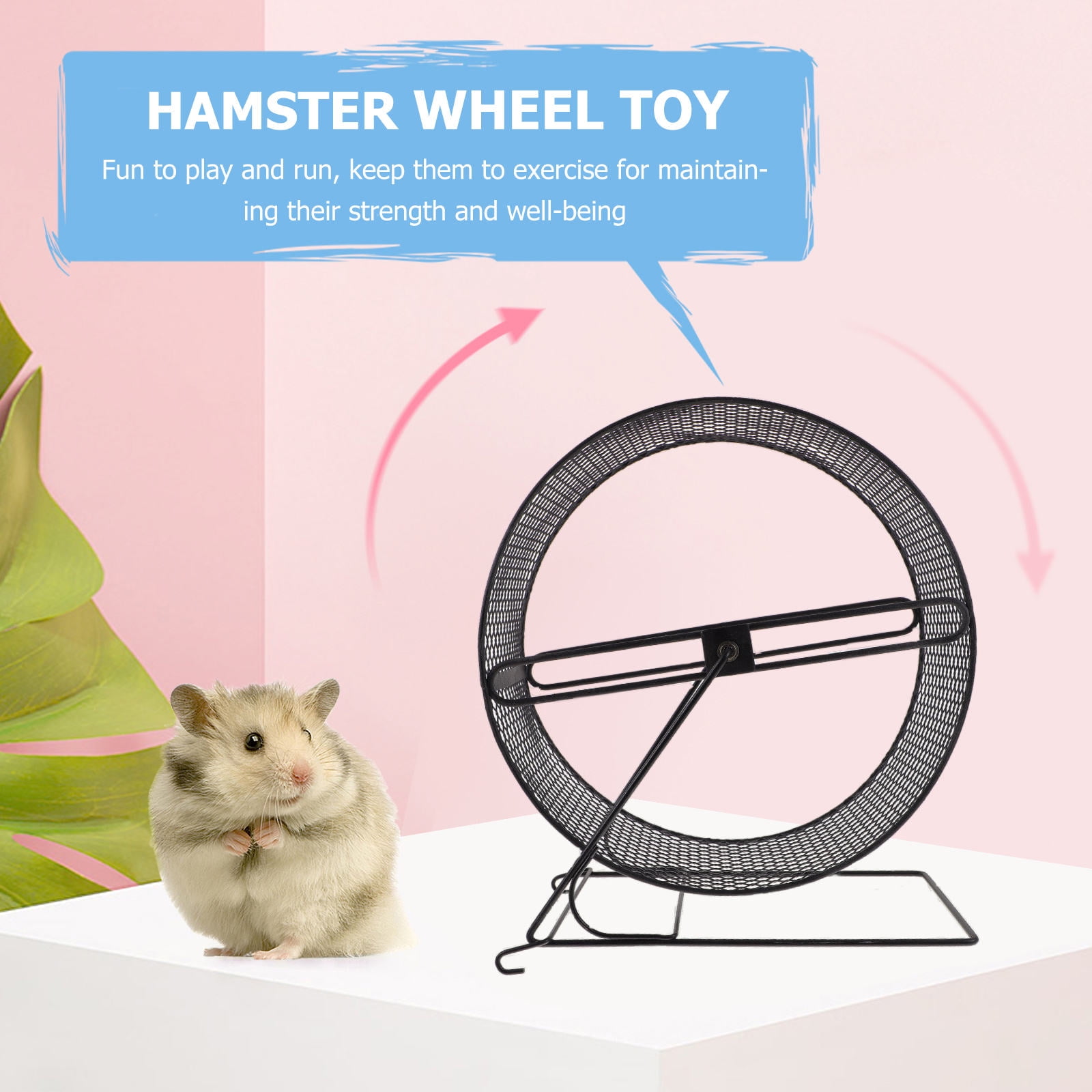 PBPBOX Indoor Use Hamster Running Wheel Iron 1Pack