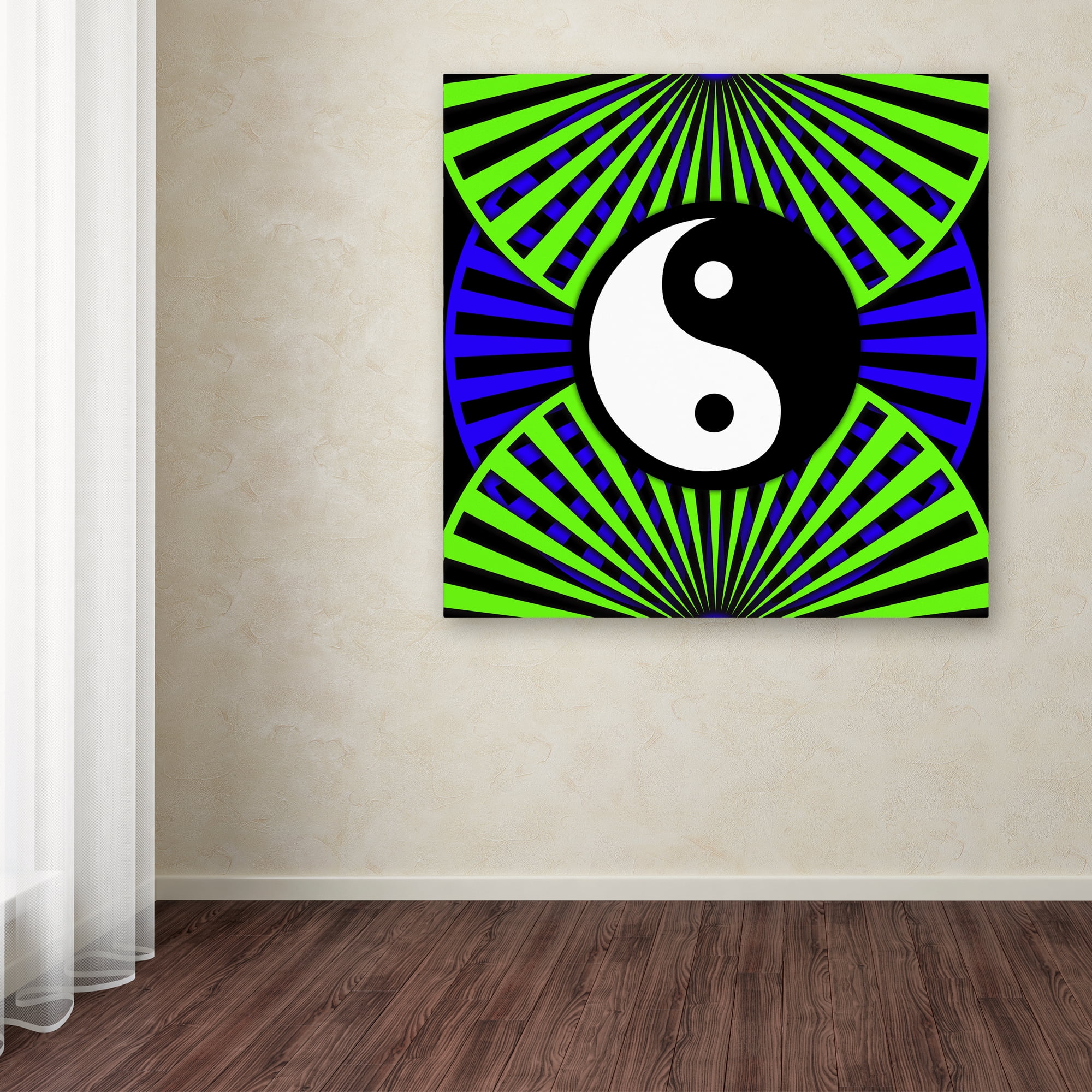 LightBoxJournal 'Black Light Pattern 3' Canvas Art