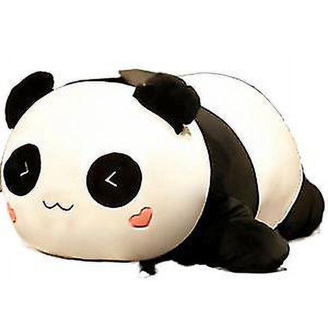 60cm lindo Panda gigante abrazando oso muñeco de peluche juguete Super sueño reparador almohada muñeca de tela cama de niña muñeca oso