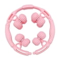 thumbnail image 4 of Zentra 16 Roues Rouleau de Jambe Rouleau de Muscle Poignets Portable à Main Mollets Cuisses Massage Rose, 4 of 10
