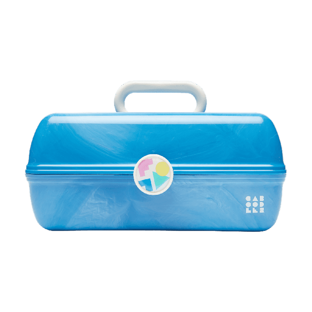 Caboodles Vintage On the Go Girl Classic Makeup Case, Blue Walmart
