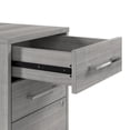 thumbnail image 4 of Hustle 3 Drawer Rolling File Cabinet with Lock in Plat. Gray - Engineered Wood, 4 of 10