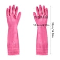 thumbnail image 3 of Waterproof Rubber Dishwashing Gloves, Non Slip Durable Household Cleaning Gloves, Protective Hand Gear for Kitchen Laundry and Daily Cleansing, 3 of 6