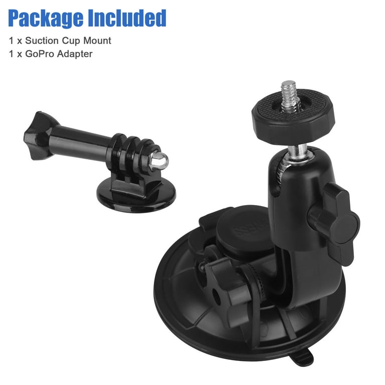 Windshield Suction Cup Car Mount Action Camera Bracket For GoPro
