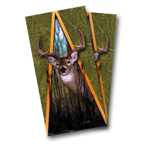 Pink Camo Deer Head 025 cornhole board vinyl wraps stickers posters decals skins 