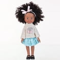 thumbnail image 6 of HEROOY Upgraded 12″ African American Doll - Inclusive Holiday Birthday Present I, 6 of 8