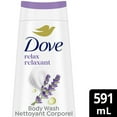 thumbnail image 2 of Dove Body Wash Relax Lavender Oil & Chamomile 24hr Moisturizing Skin Cleanser for Lotion-Soft Skin, 2 of 7