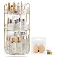 thumbnail image 1 of 360 Grados de Rotaci&oacute;n Organizador de Maquillaje,Estante para Cosm&eacute;ticos de Mujer, Estante Redondo de 3 Niveles y Gran Capacidad para Guardar Maquillaje, Ideal para dormitorios,, 1 of 6