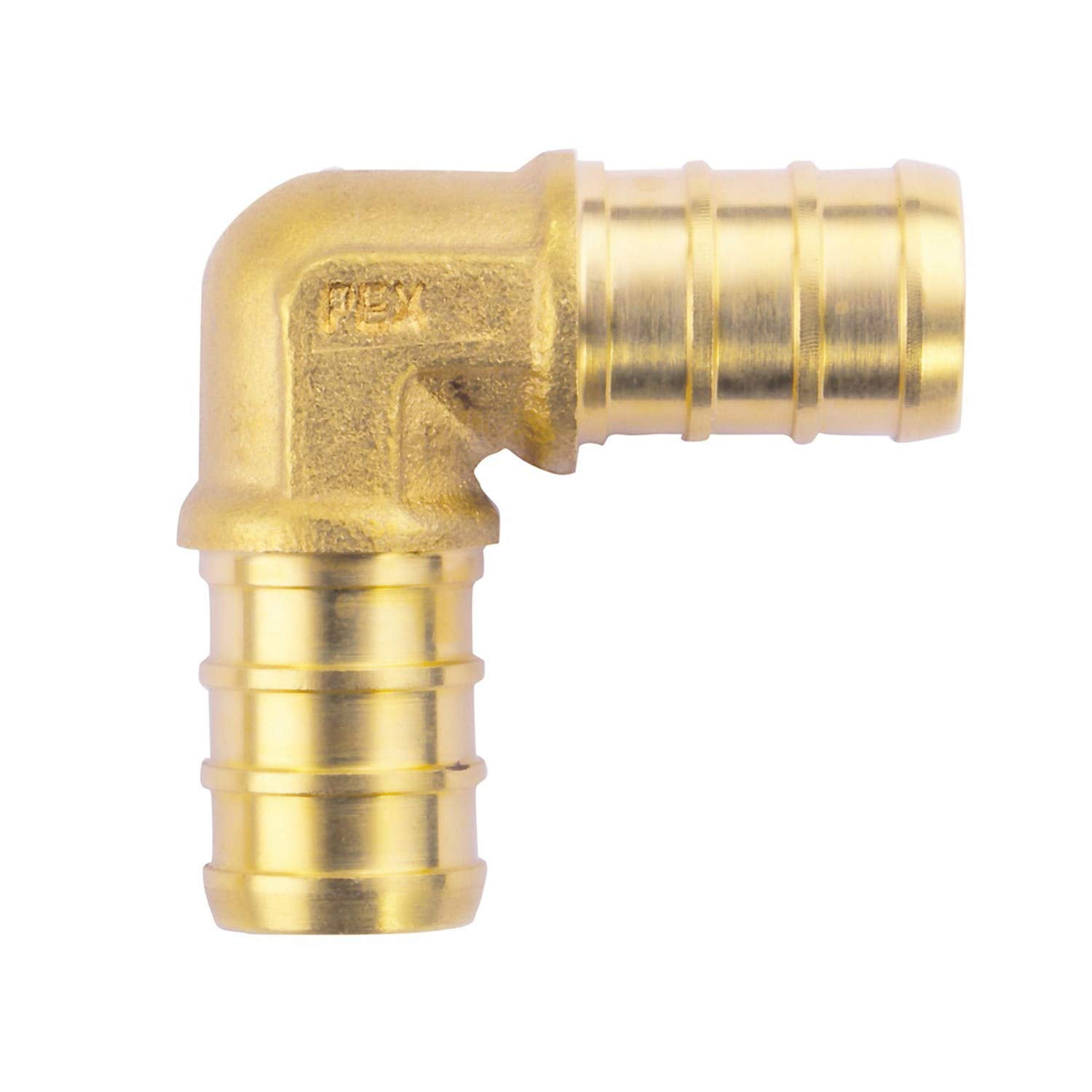 1/2 inch T PEX Tee & 90 Degree Elbow & Straight Coupling 1/2" (pack of 12) Lead Free Brass Barb Crimp Pipe Fitting/Fittings