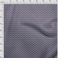 thumbnail image 3 of oneOone Silk Tabby Fabric Chevron Ikat Print Fabric By The Yard 42 Inch Wide, 3 of 4