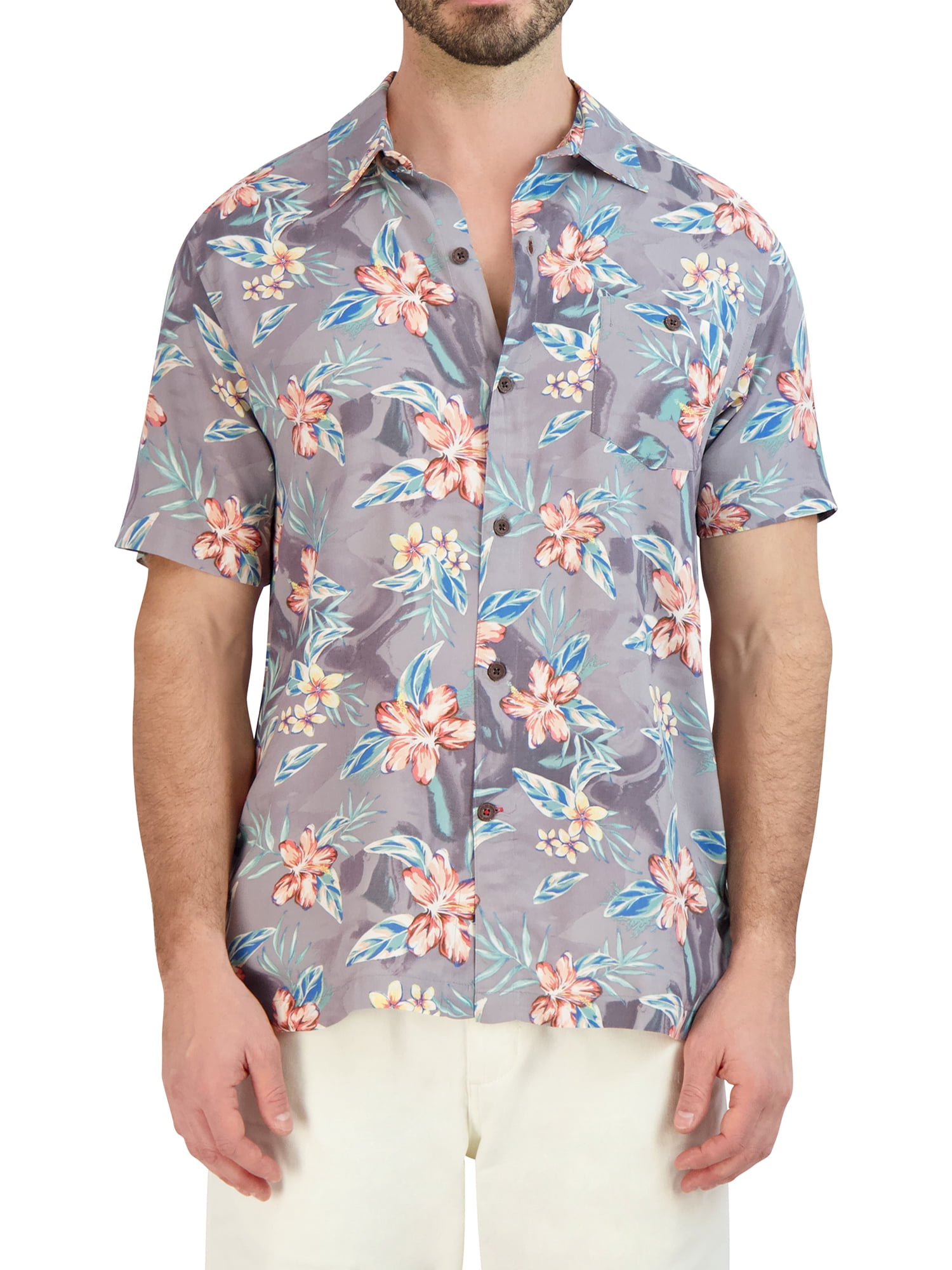 mens smart floral shirts