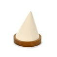 thumbnail image 3 of Oirlv Bangle Holder Cone Jewelry Display Stand, Solid Wood, Creamy-White, 3 of 8