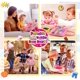 thumbnail image 2 of Juguete para bebé de 1 año, juguete para niña de 1 a 5 años, juguete para niños de 1 a 3 años, tablero ocupado Montessori 1, 2, 3 años, regalo para niños, juegos para niños de 1 a 5 años, juguete de mesa de actividades de unicornio para bebé, juegos educativos, curso de habilidades motoras para bebés Sincero Electrónica, 2 of 5
