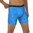 thumbnail image 4 of Mens Underwear, Simple Cute Snake Colorful Mens Underwear Boxer Briefs, Soft Breathable Underwear Long Leg For Men, 4 of 8