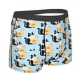 thumbnail image 3 of Daiia FUNNY CAT IS DRINKING WATER Men's Underwear Boxer Briefs, Cotton Stretch Moisture-Wicking Underwear-Medium, 3 of 9