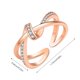 thumbnail image 4 of Anillo hueco de estilo para las mujeres brillantes joyas de moda de moda anillo de promesa anillo abierto, 4 of 5