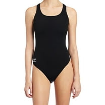 Speedo Endurance  Super Pro Solid Adult One Piece Swimsuit, Black, 44