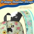 thumbnail image 5 of Border Collie and Sunflower Green 17" School Backpacks for Teens,Waterproof Oxford Fabric,S-Shape Padded Straps for School,Travel,Hiking,Camping, 5 of 6
