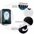 thumbnail image 6 of Halloween Full Moon Shower Curtain Set ，Waterproof Fabric Shower Curtains Night Tree Trunk Castle Shower Curtains for Bathroom,Bathroom Decor 36"x72", 6 of 6
