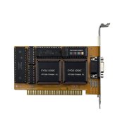 CGA Graphics Card with ISA Interface for Pentium Celeron Processors, 16KB Memory, RGBI 9-pin Output