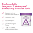 thumbnail image 3 of 80 Count, Almay Longwear & Waterproof Eye Makeup Remover Pads, Hypoallergenic, Cruelty Free, Fragrance Free, Ophthalmologist Tested, 3 of 6