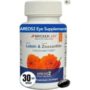 Natural Lutein and Zeaxanthin, Vision Matters Eye Health Vitamins, Helps Protect Vision Health from The effects Aging, AREDS2 formula, 30 Softgels