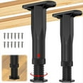 thumbnail image 2 of 4 Patas de Soporte Ajustables para Cama (8,3 A 14,5 Pulgadas), Pesadas con Listones Centrales del , /Sofá/Silla/Mesa, 2 of 5