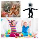 thumbnail image 4 of Juguete relleno divertido juguetes de peluche suave niños regalos de cumpleaños (hombre de cámara) blanco, 4 of 6