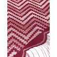 thumbnail image 4 of INSPIRE CHIC Shawls and Wraps for Evening Dresses, Lace Mesh Fringe Triangle Scarves for Wedding Formal Party 70.9"x27.6" Wine Red, 4 of 5