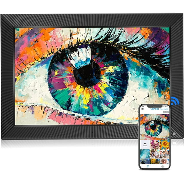NexFoto 10 Inch Digital Photo Frame with IPS Screen, Smart WiFi