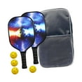 thumbnail image 2 of Premium Pickleball Paddles Set and Storage Bag Pickleball Rackets Ball Set with Colorful, 2 of 9