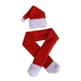 thumbnail image 4 of Juego de fundas para botellas de vino de Navidad, adorno navideño de color rojo, resistente al desgaste, accesorio suave y cómodo, mini gorro de Papá, 4 of 9
