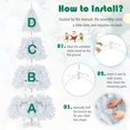 thumbnail image 4 of Árbol de Navidad BestComfort blanco artificial de 9 pies con soporte, 4 of 8