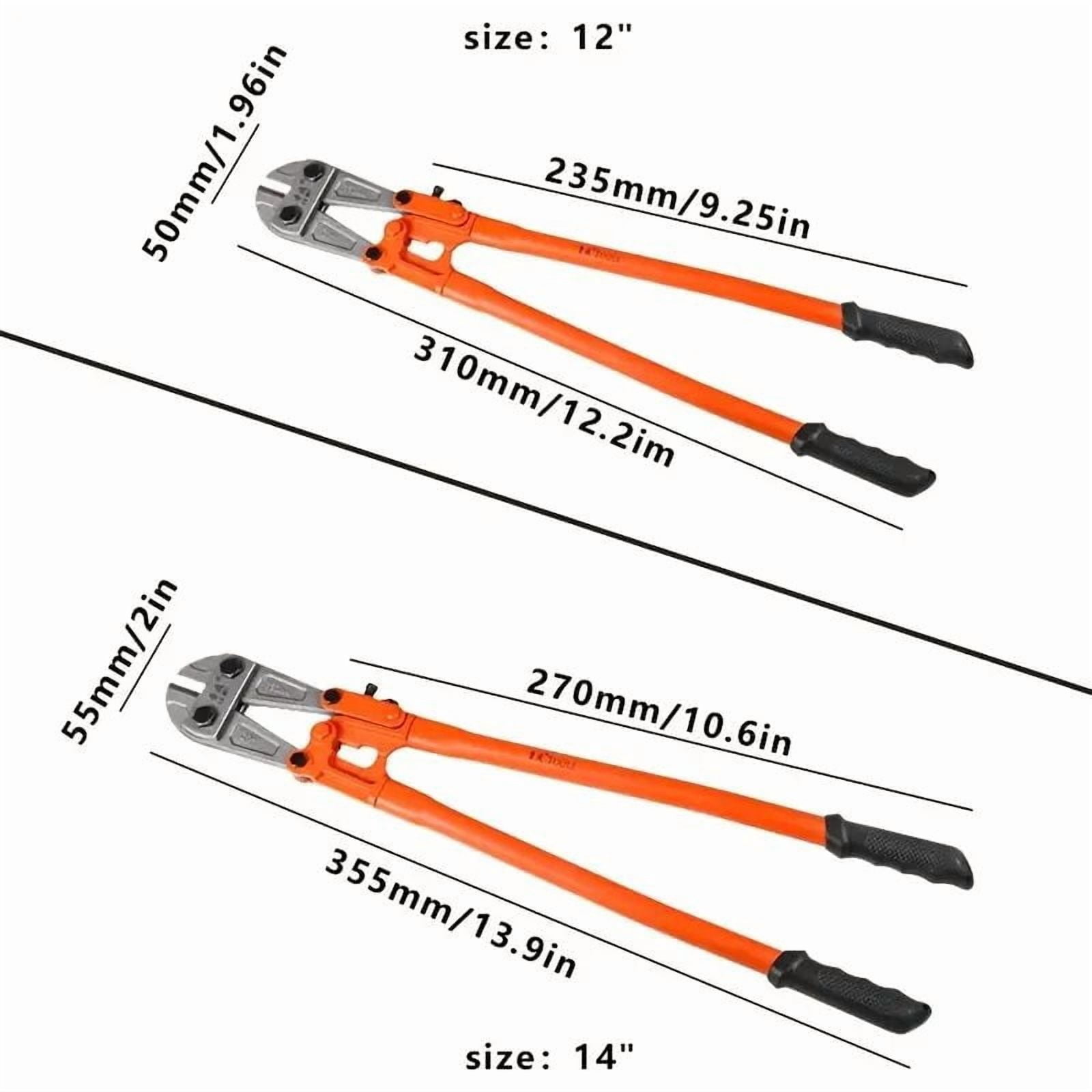 Heavy Duty T8 Alloy Steel Manual Wire Cutters, Adjustable Labor Saving Hardware Tools