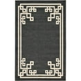 thumbnail image 1 of Unique Loom Athens Tribal Border Design Area Rug 5' x 8' Rectangular Black/Beige, 1 of 1