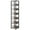 Grey, variant on Topcobe 6-Tier Corner Shelf, Narrow Etagere Bookshelf Storage Rack, Modern Furniture for Indoor, White