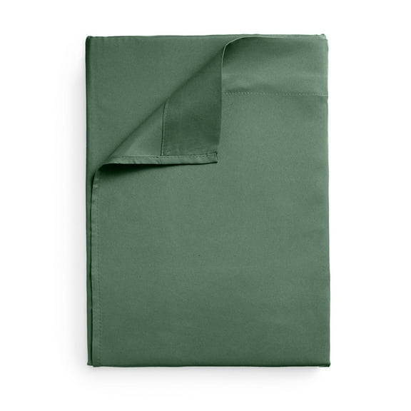 Mellanni Full Flat Sheet Only, Hotel Luxury Microfiber Top Sheet, 1 Piece, Emerald Green