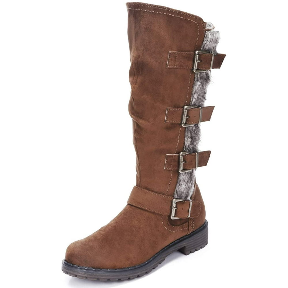 women's high heel wide calf boots