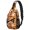 Halloween Ghost Coffin Orange Pattern, variant on Halloween Ghost Coffin Orange Pattern Sling Backpack, Unisex Cycling Crossbody Bag with Side Mesh Pockets, Breathable Padded Back Gift Ideas for Travel Shopping Commuting