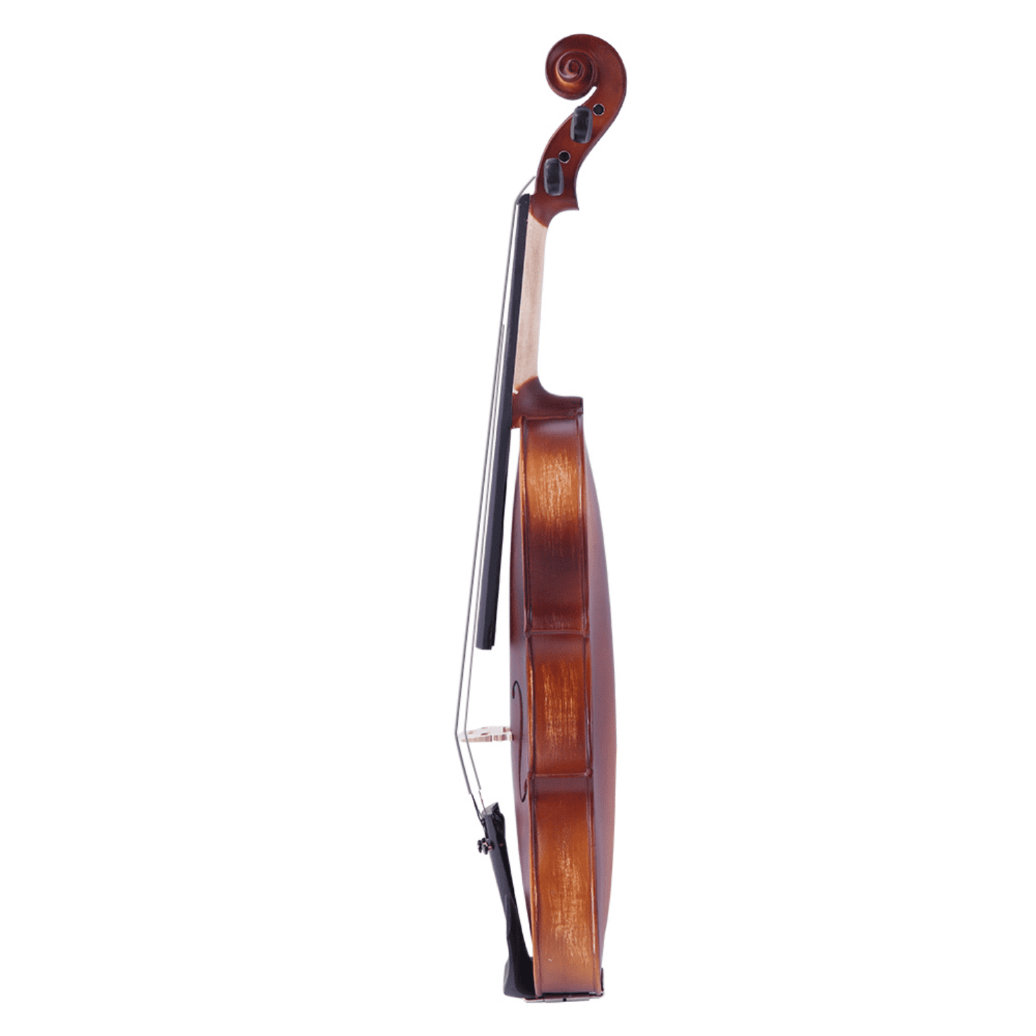 Hassch Violin 4/4 with Case, Rosin and Bow, Fiddle Beginner Set with Strings, Shoulder Rest and Electronic Tuner, Dark Goldenrod