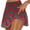 Red, variant on Iyufng Shorts for Women Plus Size Shorts,Women's Pleated Tennis Skirts Athletic Stretchy Short Yoga Fake Two Piece Trouser Skirt Shorts