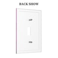 thumbnail image 4 of Kll Rainbow Colored Wall Plate,Gloss Finish,Standard Size 1 - 5" X 3", Polycarbonate Thermoplastic,Electric Receptacle Plug Covers, 4 of 8