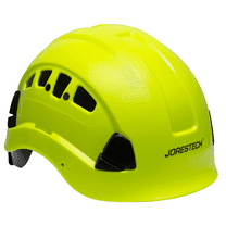 JORESTECH Ventilated Safety Rescue Helmet with Adjustable Ratchet 6-Point Suspension, HHAT-04 (Lime)