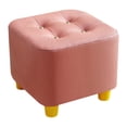 thumbnail image 2 of Reposapiés Reposapiés Creativo Asiento Infantil Otomano Antideslizante Taburete Otomano Cuadrado Rosa, 2 of 9