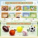 thumbnail image 2 of Juego de pelotas antiestrés deportivas para el día de San Valentín con tarjetas de felicitación, 2 of 7
