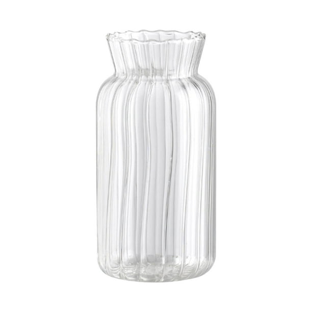 Jarrón de vidrio transparente alto para flores hidropónicas, jarrones para plantas de flores secas, macetas 55x125 cm