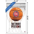 thumbnail image 3 of NBA Detroit Pistons - Drip Basketball 21 24.25" x 35.75" Framed Poster, by Trends International, 3 of 3